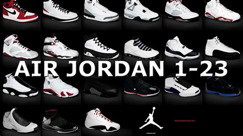 jordan 1 through 23.